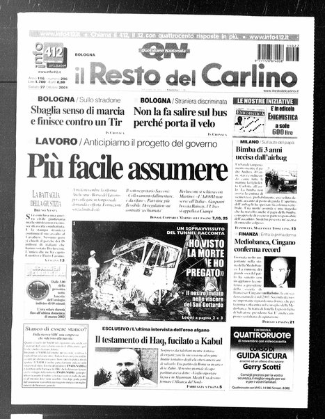 Il Resto del Carlino : giornale dell'Emilia